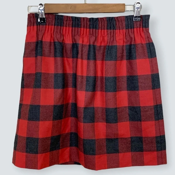 J. Crew • Buffalo Plaid Sidewalk Skirt - Picture 4 of 8